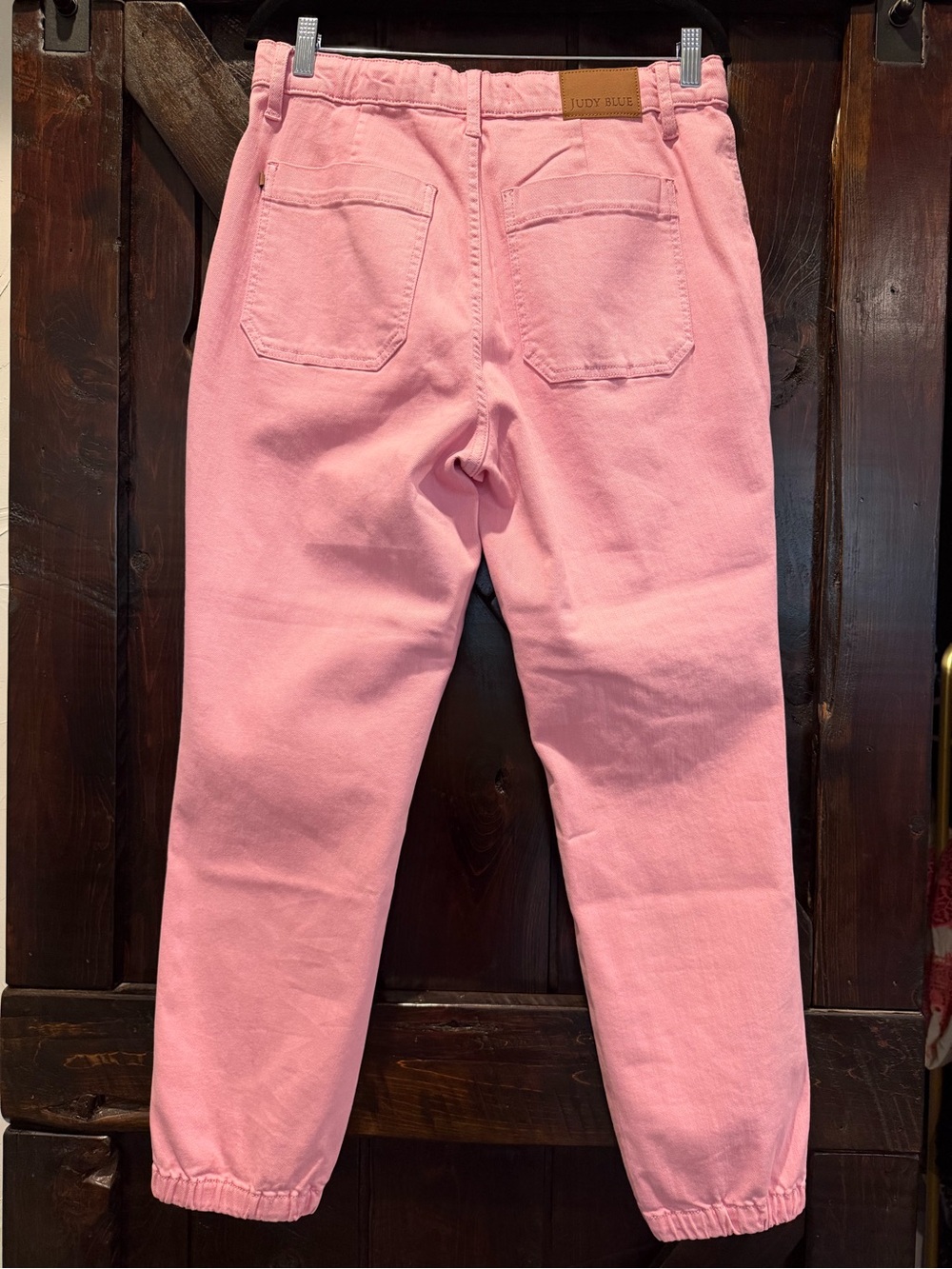 Judy Blue Pink Drawstring Jogger Pants - Picture 4 of 7